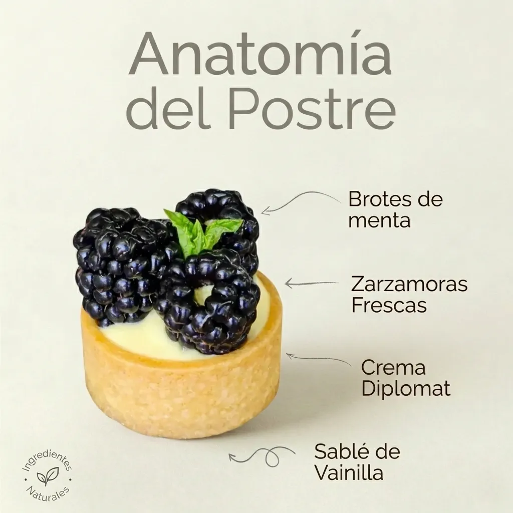 Tartelette de zarzamora 