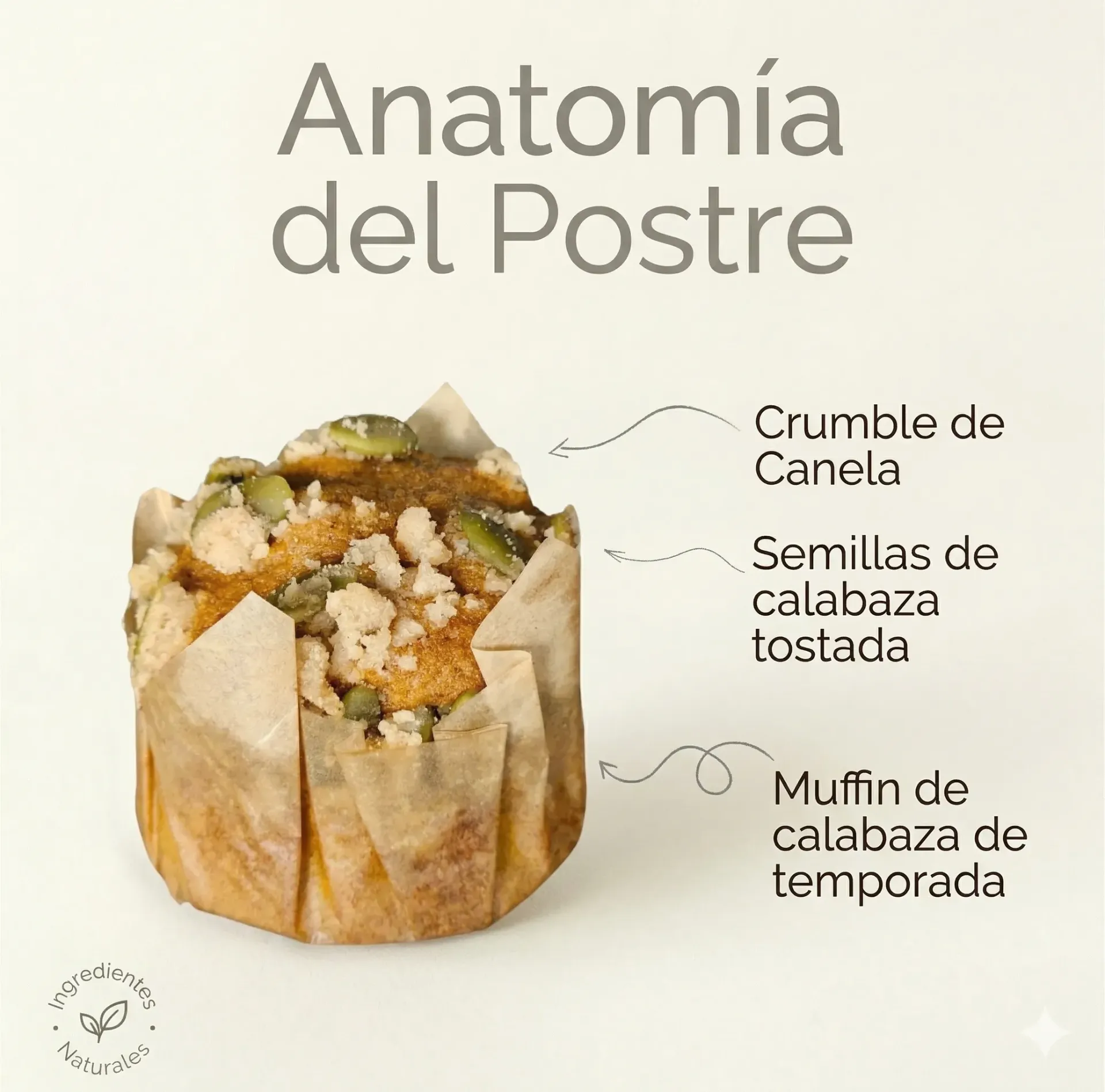 Muffin bite de calabaza 
