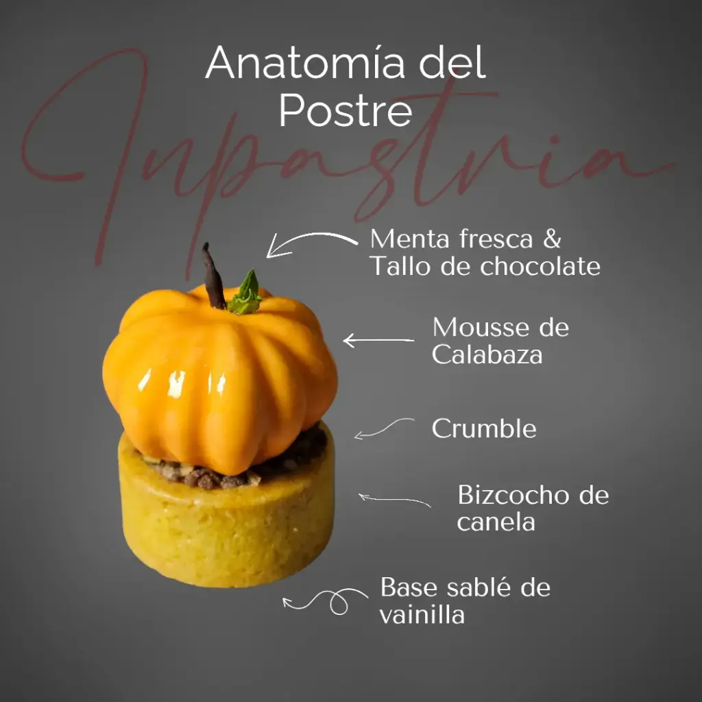 Tartelette con mousse de calabaza 