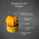 Tartelette con mousse de calabaza 